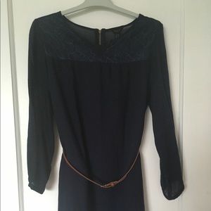 Girl navy dress